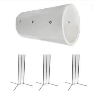 METRO IMPEX 15ft Chick Guard for Poultry Chicks with 3 stand Bird House