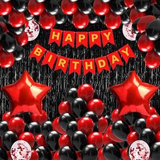 PARTY MIDLINKERZ Printed Happy Birthday Decoration kit Combo - 61 Pcs for Birthday Decor