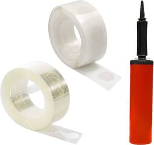 RJS Creations Solid Balloon Decorating Garland -1 Strip Tape, 1Glue Dot, 1 Balloon Pump, Balloon Bouquet