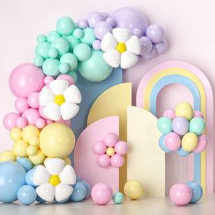 GALiMO Multicolor Flower decoration for Birthday and any party Occasion.