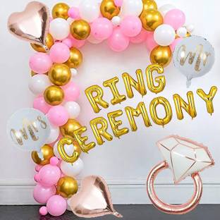 party assets Engagement Ceremony Ring Ceremony Balloons Decoration