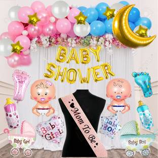 Inispire2Fashion Baby Shower Decoration Items - 73Pcs Baby Shower Decorations