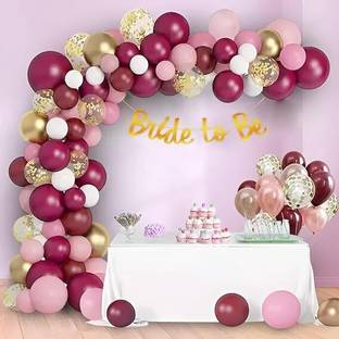 PARTY MIDLINKERZ Bride To Be Banner Decoration Kit For, Girl, Women, Wife