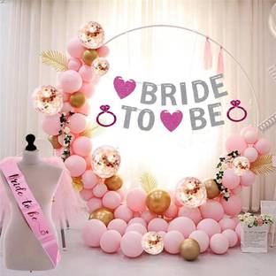 SOI Bride To Be Decoration Set Combo Bachelorette Party Decorations Balloons