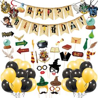 ZYOZI Harry Potter Birthday Decorations, Harry Potter Birthday(PACK OF 62)