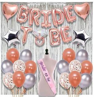 groovy dudz Bride to Be Decoration Set Combo -45 Pcs