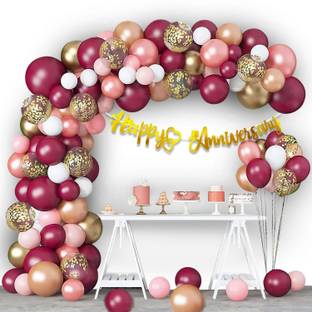groovy dudz Anniversary Decoration Items - 63Pcs