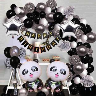 PARTY BREEZE panda theme birthday party combo set