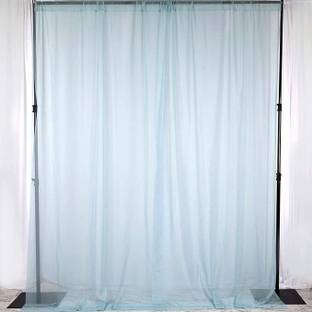 PARTY MIDLINKERZ Solid Blue Net Curtain Birthday Decoration Items Kit Combo For Kids & Adults Balloon