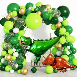 PopTheParty Dinosaur Jungle Safari Theme Birthday Party Decoration Set For Kids Party Supply