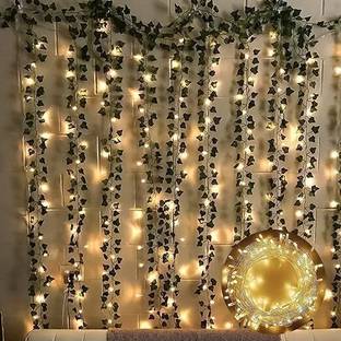 DD Enterprises Aesthetic Room Decoration Kit Vines & Fairy LED Light Perfect for Wall Decor Pack of 7