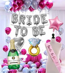 groovy dudz Bride To Be Decoration Set Combo -51Pcs