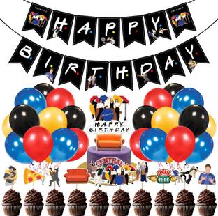 ZYOZI Friend Themed Party Decorations Friend Party Decorations (Pack of 37)