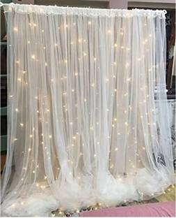 FLIPZONE Decoration Net For Romantic Dinner, Anniversary & Valentines Day (Set of 2)