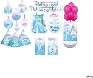 Pretty UR Party Cinderella Party Decorations Kit, Cinderella Supplies