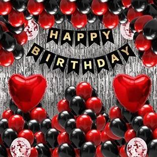 PARTY MIDLINKERZ Printed Happy Birthday Decoration kit Combo - 33 Pcs for Birthday Decor