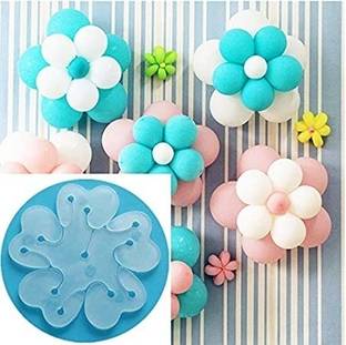RJV Global Balloon Reusable 20 Pcs Flower Shape Balloon Clips Holders