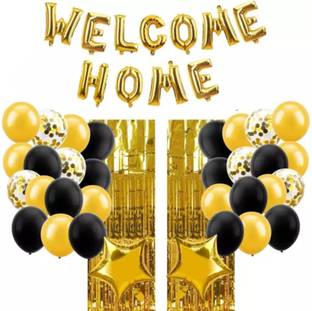 Naveen Welcome Home Balloon Banner Decorations Kit, 45Pcs for Family Party