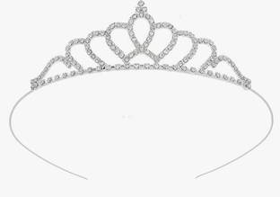 Quickoo Crystal Tiara Crown Headband Princess Elegant Crown