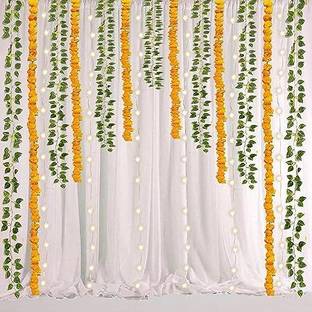 Fun and Flex Haldi Wall Decoration Items for Marriage | Pooja Decoration Backdrop for Home
