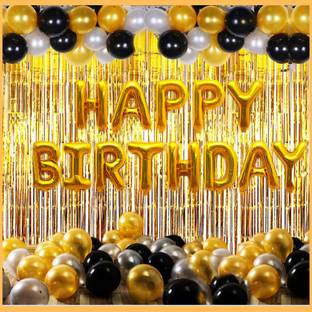 ZIP ZOOP 1st/First Birthday Decoration Items Kit Balloons For Birthday Party Home ,Banner