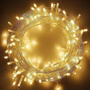 LEDDIT 40 LEDs 10 m Yellow Steady String Rice Lights