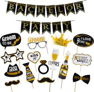 Party Decorz Groom To Be Photo Booth Props And Banner For Bachelorette Party