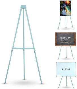 Eduway Portable Presentation Tripod Stand For Whiteboard & Notice Board & Painting Board | Suitable For Presentation | Light Weight | Portable | Suitable For Size Upto 5x3ft (Only Whiteboard Stand) White board