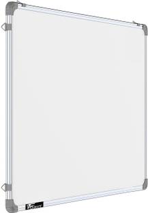 Foxit 3X2 Non Magnetic Double Sided White Board and Chalk Board one Side White Marker and Reverse Side Green Chalk Board Surface White board