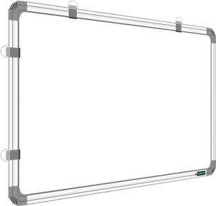SRIRATNA 3x4 Feet Premium Non Magnetic Double Sided Writing Chalkboard & Whiteboard White, Green board