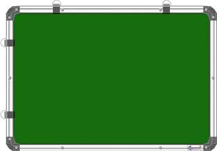 SunShinesystem Non Magnetic 1.5x2 Feet Double-Sided Writing Whiteboard & Chalkboard Whiteboards