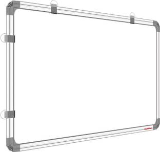 DeskFlex Premium 3x4 Feet Double Sided Both Side Writing Whiteboard & Chalkboard White, Green board