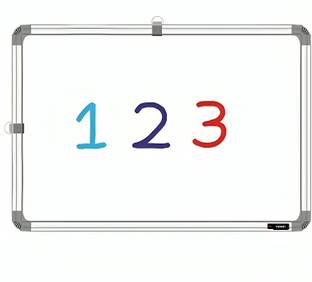 ट्रिपी Non Magnetic Glossy Marker Board Surface and back side Chalk board surface व्हाइट, ब्लू बोर्ड