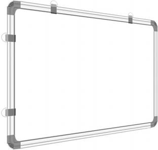 ShelfKing 2x4 Feet Double Sided Both Side Writing Whiteboard & Chalkboard For Kids White, Green board
