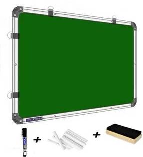 Smartix 1.5x2 whiteboard chalk combo Green, White board