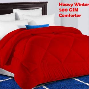 Texlux Solid Double Comforter for  Heavy Winter