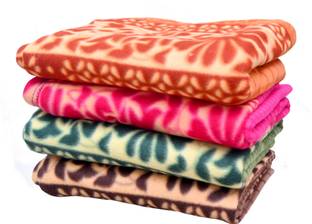 Nysone Solid Single Woollen Blanket for  Mild Winter