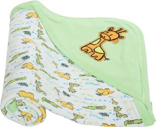MeeMee Printed Single Swaddling Baby Blanket for  Mild Winter