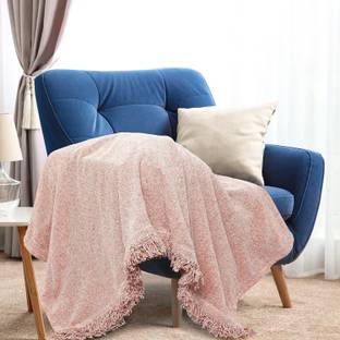 SASHAA WORLD Self Design Double Throw for  Heavy Winter