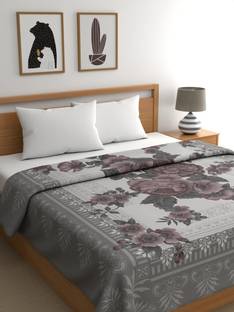 Raymond Home Floral Double Mink Blanket for  Heavy Winter