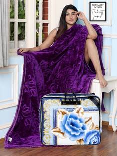 Deniyal ENTERPRISES Solid Single AC Blanket for  Heavy Winter