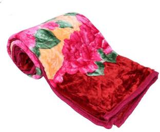 Changers Floral Double Mink Blanket for  Heavy Winter
