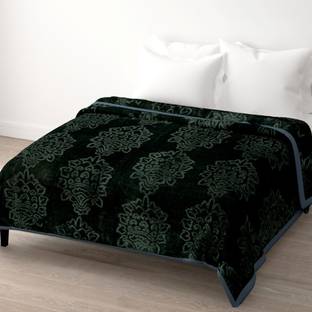 DORISTYLE Floral Single Mink Blanket for  Heavy Winter