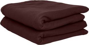 HOMIEE Solid Single Fleece Blanket for  Heavy Winter
