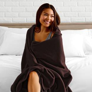 Flipkart SmartBuy Solid Single Wearable Blanket for  AC Room