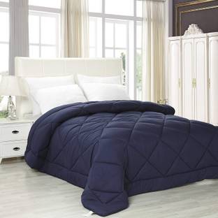 Linenovation Solid Single Comforter for  Heavy Winter