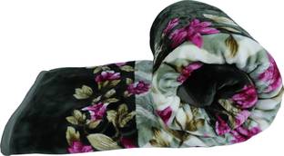 RIAN Floral Double Mink Blanket for  Heavy Winter