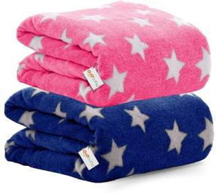 Oyo Baby Printed Single Fleece Blanket for  AC Room