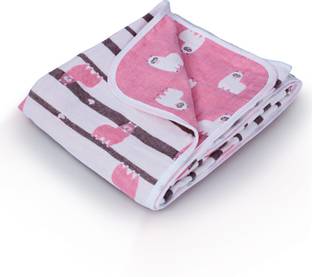 LuvLap Animal Crib Quilt for  Mild Winter