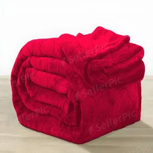 Deniyal ENTERPRISES Solid Single Mink Blanket for  Heavy Winter